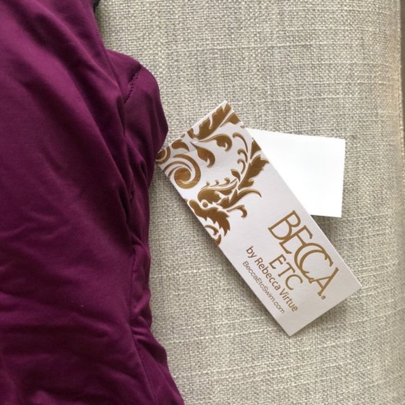 Becca ETC Swim No Strings Attached One Piece (size 0X) NWT - Picture 5 of 7